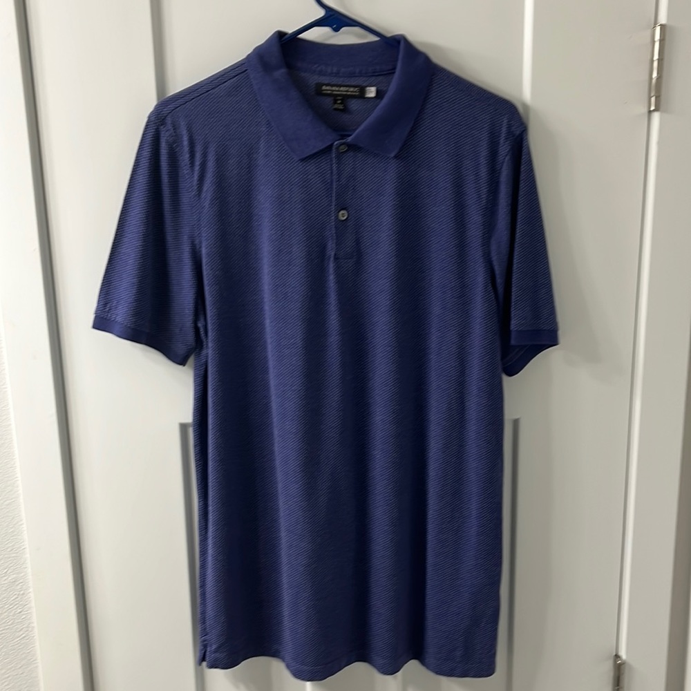 Banana Republic Luxury Touch Performance Polo Slim Fit Size Medium Tall